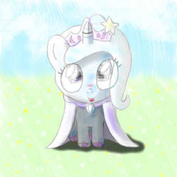 Size: 4096x4096 | Tagged: safe, artist:unlicensedbrony, trixie, pony, unicorn, g4, absurd resolution, costume, female, filly, mare, princess, solo
