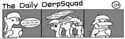 Size: 1280x404 | Tagged: safe, artist:tetrapony, derpy hooves, pegasus, pony, comic:the daily derp, g4, female, mare, the daily derpsquad