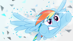 Size: 1920x1080 | Tagged: safe, artist:divideddemensions, rainbow dash, g4, female, solo, vector, wallpaper