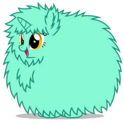 Size: 1400x1400 | Tagged: safe, artist:mrtoast279, lyra heartstrings, oc, oc only, oc:fluffle puff, pony, unicorn, g4, female, fluffy, fusion, fusion:fluffle puff, fusion:lyra heartstrings, recolor, simple background, smiling, solo, transparent background, vector