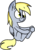 Size: 590x840 | Tagged: safe, artist:strangiesleepy, derpy hooves, pegasus, pony, g4, female, mare, solo