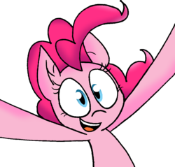 Size: 1004x961 | Tagged: safe, artist:strangiesleepy, pinkie pie, g4, female, solo