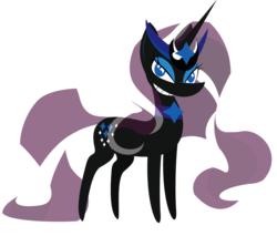 Size: 1100x938 | Tagged: safe, artist:daisyhead, nightmare rarity, g4, female, pointy ponies, solo