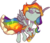 Size: 842x726 | Tagged: safe, artist:tweissie, rainbow dash, g4, clothes, dress, female, gala dress, simple background, solo, transparent background