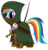 Size: 3208x3342 | Tagged: safe, artist:rainbowcrab, rainbow dash, pegasus, pony, g4, archer dash, arrow, bow (weapon), bow and arrow, cloak, clothes, female, hood, ithilien, ithilien rangers, lord of the rings, quiver, simple background, solo, sword, transparent background, vector, warrior, weapon