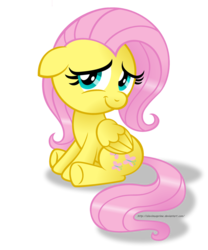 Size: 1024x1230 | Tagged: safe, artist:aleximusprime, fluttershy, g4, cute, female, shyabetes, simple background, solo, transparent background