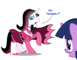 Size: 1280x989 | Tagged: safe, artist:cartuneslover16, shining armor, twilight sparkle, pony, unicorn, g4, crossdressing, crossover, dialogue, duo, female, male, mare, shezow, simple background, stallion, transparent background