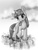 Size: 527x695 | Tagged: safe, artist:alloyrabbit, twilight sparkle, pony, g4, attack on pony, attack on titan, city, crush fetish, destruction, female, fetish, giant pony, giantess, macro, monochrome, plane, solo, twizilla