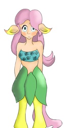 Size: 950x1900 | Tagged: artist needed, safe, fluttershy, satyr, g4, crying, female, satyrized, solo