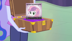 Size: 766x431 | Tagged: safe, princess luna, sweetie belle, vice principal luna, equestria girls, g4, my little pony equestria girls, box meme, exploitable meme