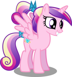 Size: 3342x3571 | Tagged: safe, artist:vector-brony, princess cadance, alicorn, pony, g4, female, high res, simple background, solo, teen princess cadance, teenager, transparent background, vector, young, young cadance, younger