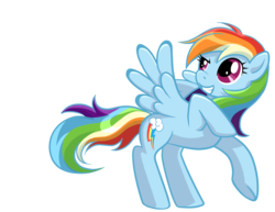 Size: 1100x850 | Tagged: safe, artist:kaiariandneji, rainbow dash, g4, female, solo