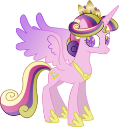 Size: 955x1020 | Tagged: safe, artist:kaylathehedgehog, princess cadance, twinkle eyed pony, g4, concave belly, crystallized, female, simple background, slender, solo, thin, transparent background, vector