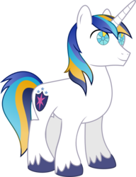 Size: 804x1049 | Tagged: safe, artist:kaylathehedgehog, shining armor, twinkle eyed pony, g4, crystallized, male, simple background, solo, transparent background, vector