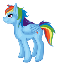 Size: 700x780 | Tagged: safe, artist:dilemarex, rainbow dash, pegasus, pony, g4, female, mare, simple background, solo, transparent background