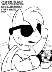 Size: 2400x3300 | Tagged: safe, artist:pembroke, big macintosh, earth pony, pony, g4, male, monochrome, stallion