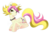 Size: 2908x1966 | Tagged: safe, artist:haydee, oc, oc only, oc:peach palette, pony, unicorn, earring, female, mare, necklace, simple background, solo, transparent background