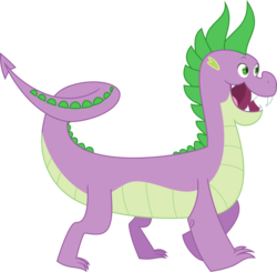 Size: 1280x1255 | Tagged: safe, artist:hawk9mm, spike, dragon, g4, adult spike, greed spike, male, older, open mouth, quadrupedal spike, simple background, solo, transparent background, vector