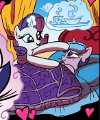 Size: 146x175 | Tagged: safe, idw, official comic, rarity, twilight sparkle, g4, spoiler:comic