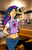 Size: 577x906 | Tagged: safe, twilight sparkle, human, g4, alcohol, belly button, clothes, drinking, female, humanized, jeans, midriff, solo