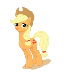 Size: 296x351 | Tagged: safe, artist:vasillium, applejack, g4, female, solo