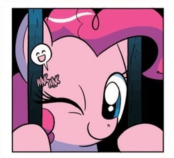 Size: 368x334 | Tagged: safe, idw, official comic, pinkie pie, pony, g4, spoiler:comic, female, solo