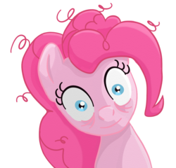 Size: 933x897 | Tagged: safe, artist:evetssteve, pinkie pie, g4, female, messy mane, solo, tired