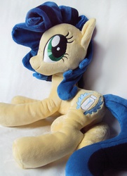 Size: 879x1215 | Tagged: safe, artist:buttercupbabyppg, oc, oc only, oc:milky way, pony, female, irl, mare, photo, plushie, solo