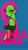 Size: 500x904 | Tagged: safe, artist:memoneo, pinkie pie, human, g4, female, humanized, modern art, needs more saturation, pinkamena diane pie, pop art, solo