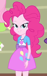 Size: 469x754 | Tagged: safe, screencap, fluttershy, pinkie pie, rarity, equestria girls, g4, my little pony equestria girls, bedroom eyes, bracelet, clothes, cropped, female, fourth wall, skirt