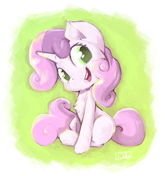 Size: 1024x1089 | Tagged: safe, artist:davidmryan, sweetie belle, g4, chest fluff, female, solo