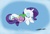 Size: 1849x1248 | Tagged: safe, artist:walliscolours, rarity, spike, g4, blushing, female, interspecies, male, ship:sparity, sleeping, spikelove, straight