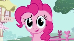 Size: 852x480 | Tagged: safe, edit, edited screencap, screencap, pinkie pie, a friend in deed, g4, my little pony: friendship is magic, female, floppy ears, inverted mouth, solo