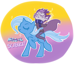 Size: 1280x1126 | Tagged: safe, artist:hawthornss, trixie, g4, crossover, eridan ampora, homestuck