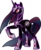 Size: 6127x7562 | Tagged: safe, artist:fureox, twilight sparkle, pony, unicorn, g4, absurd resolution, armor, corrupted, corrupted twilight sparkle, female, hoof shoes, mare, nightmare twilight, nightmarified, raised hoof, simple background, solo, transparent background, ultimate twilight, unicorn twilight, vector, wayback machine source