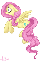 Size: 600x871 | Tagged: safe, artist:laceymod, fluttershy, g4, female, solo