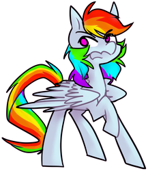Size: 801x922 | Tagged: safe, artist:ghost, rainbow dash, g4, female, simple background, solo, white background