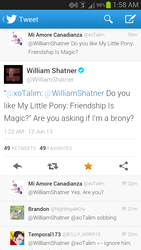 Size: 720x1280 | Tagged: safe, barely pony related, text, twitter, william shatner