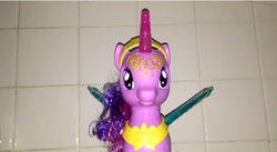 Size: 639x351 | Tagged: safe, artist:viva reverie, twilight sparkle, alicorn, pony, g4, crystal princess celebration, electronic toy, female, immatoonlink, mare, toy, twilight sparkle (alicorn), youtube, youtube link