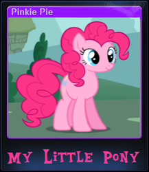 Size: 230x265 | Tagged: safe, pinkie pie, g4, female, solo, steam (software), steam trading card