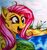 Size: 1475x1586 | Tagged: safe, artist:tomek2289, fluttershy, g4, female, solo, traditional art