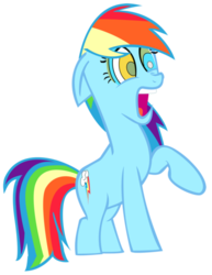 Size: 400x518 | Tagged: safe, artist:allthevectors, rainbow dash, g4, female, hypno dash, hypnosis, simple background, solo, transparent background, vector