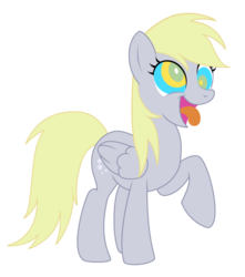 Size: 840x950 | Tagged: safe, artist:icelion87, derpy hooves, pegasus, pony, g4, female, hypnosis, mare, simple background, solo, tongue out, transparent background, vector