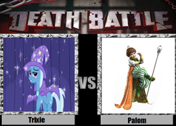 Size: 900x643 | Tagged: safe, trixie, g4, death battle, final fantasy, final fantasy iv, meta, palom