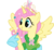 Size: 1024x932 | Tagged: dead source, safe, artist:artisticflounder, fluttershy, alicorn, pony, g4, clothes, crown, dress, female, fluttercorn, race swap, simple background, solo, transparent background, vector