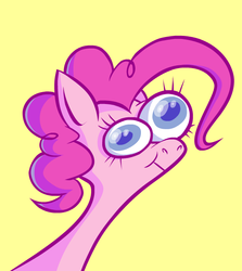 Size: 594x667 | Tagged: safe, artist:hotdiggedydemon, pinkie pie, g4, :t, eyes, faic, female, solo
