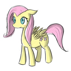 Size: 717x717 | Tagged: safe, artist:smallboy322, fluttershy, g4, female, pixiv, solo