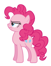 Size: 900x1163 | Tagged: safe, artist:kuren247, pinkie pie, g4, female, serious face, simple background, solo, transparent background, vector