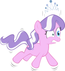 Size: 553x600 | Tagged: safe, artist:magerblutooth, diamond tiara, earth pony, pony, g4, female, filly, foal, simple background, solo, surprised, transparent background