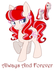 Size: 690x916 | Tagged: safe, artist:touchofsnow, always and forever, earth pony, pony, g3, g4, female, g3 to g4, g3betes, generation leap, irl, mare, photo, simple background, solo, text, toy, transparent background
